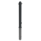 Ornamental bollard | steel tube � 102 mm | removable, with triangular locking mechanismacc. with DIN 3223, self-engaging lockwith hot-dip galvanized ground socket part-no. 470.10 | with 2 eyelets